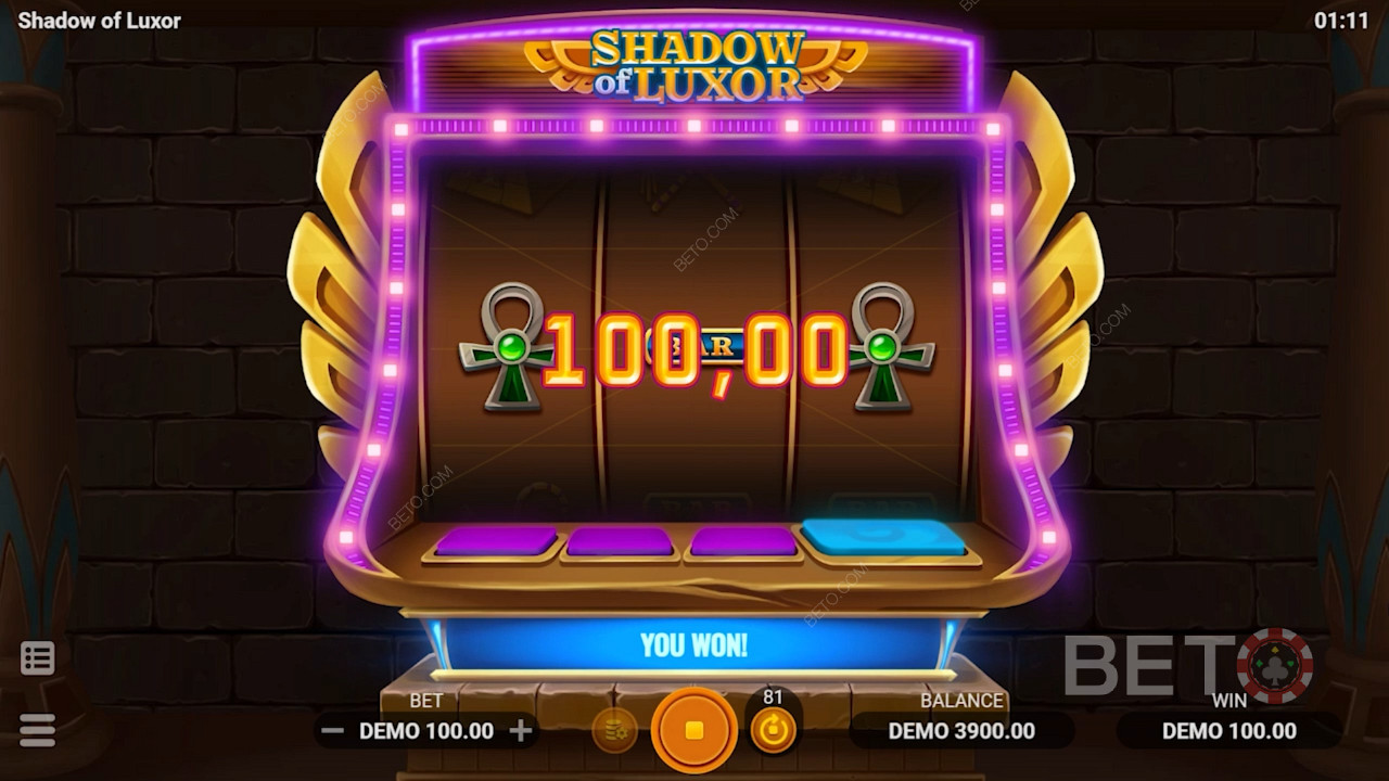 Play Shadow of Luxor pokie with ancient treasures for ripper payouts