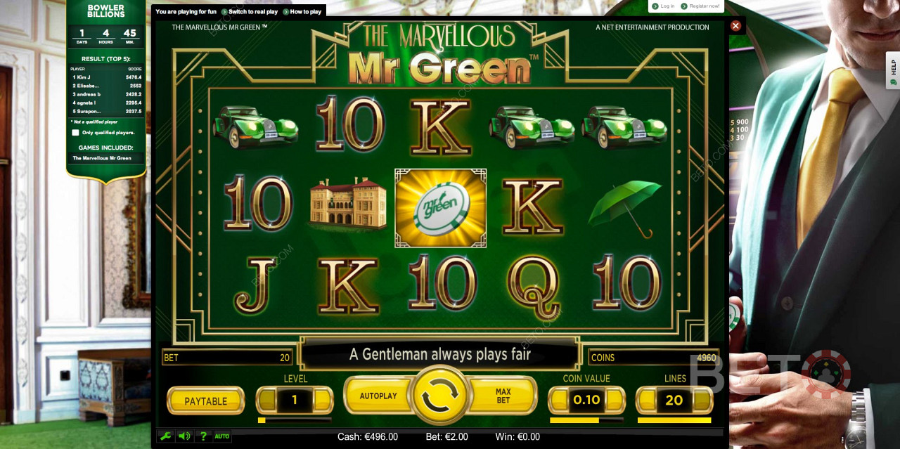 Mr Green Pokies - Play the Best Online Games