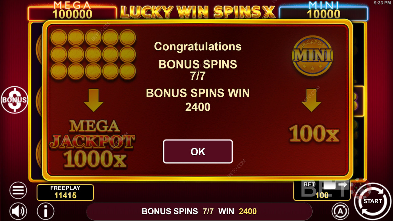 Ripper Bonus Features in Lucky Win Spins X by 1spin4win