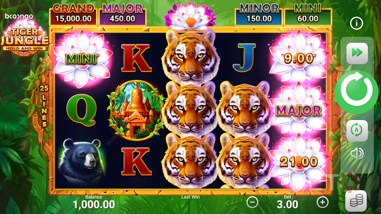 Discover the wild Aussie outback with Tiger Jungle Hold and Win