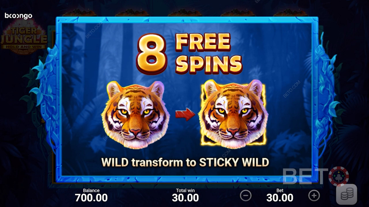 Snag 8 Free Spins with Sticky Wilds during the Free Spins round, mate