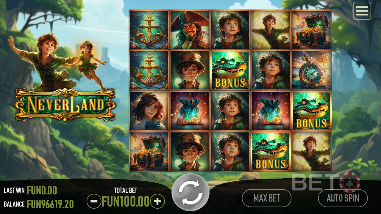 Neverland Review by BETO Pokies