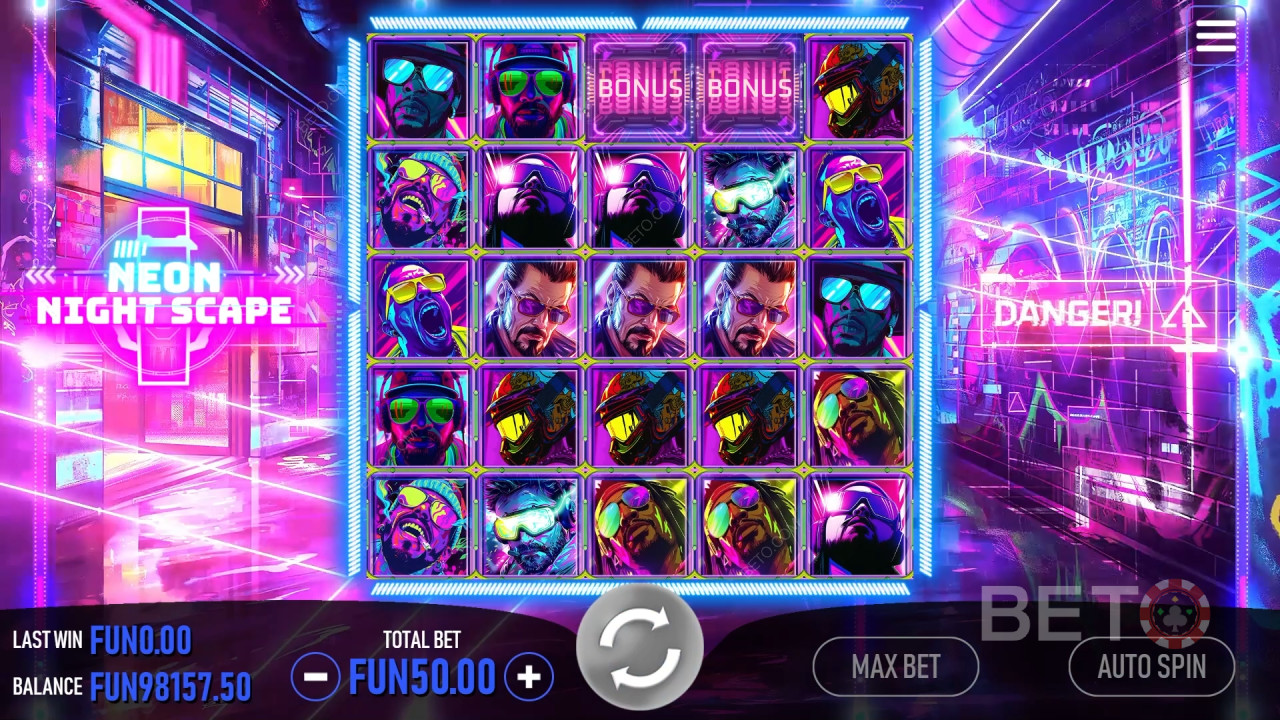 Neon Night Scape Free Play