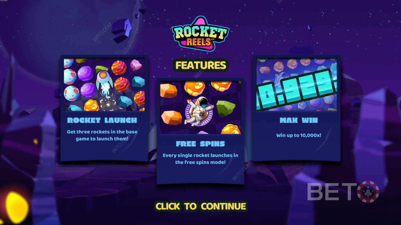 Punters can snag any of the 3 bonus features with the Buy-in option