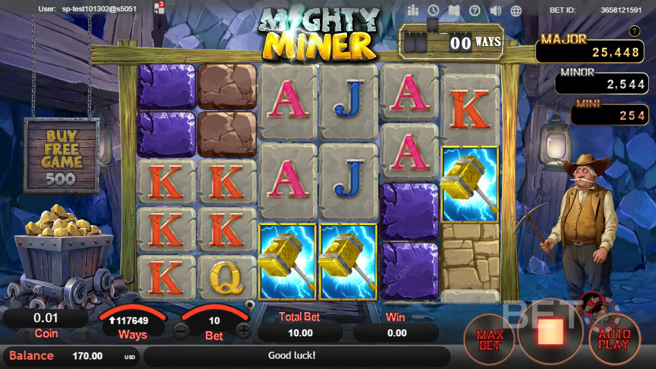 Mighty Miner: BETO Pokies