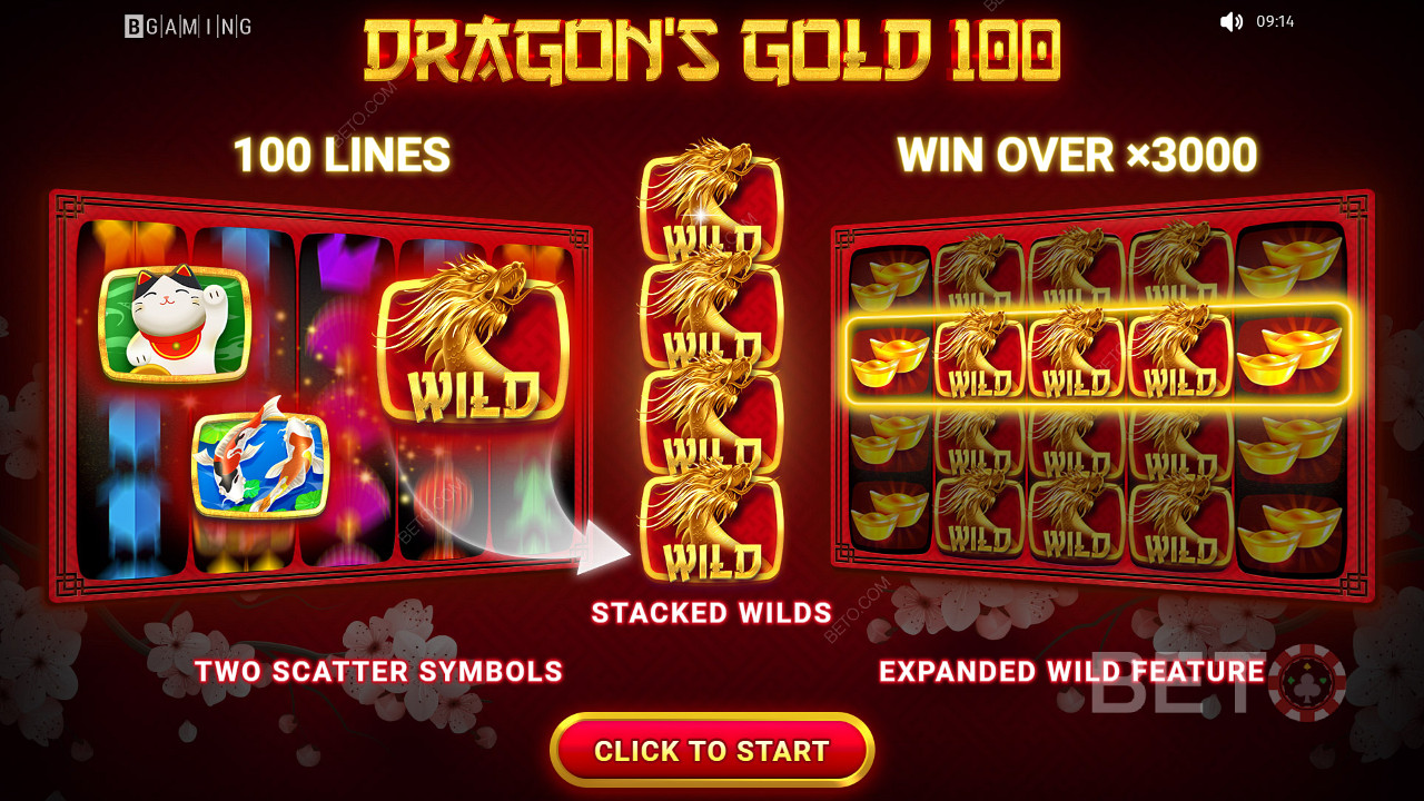 Snag ripper Scatter Symbols in Dragons Gold, fair dinkum