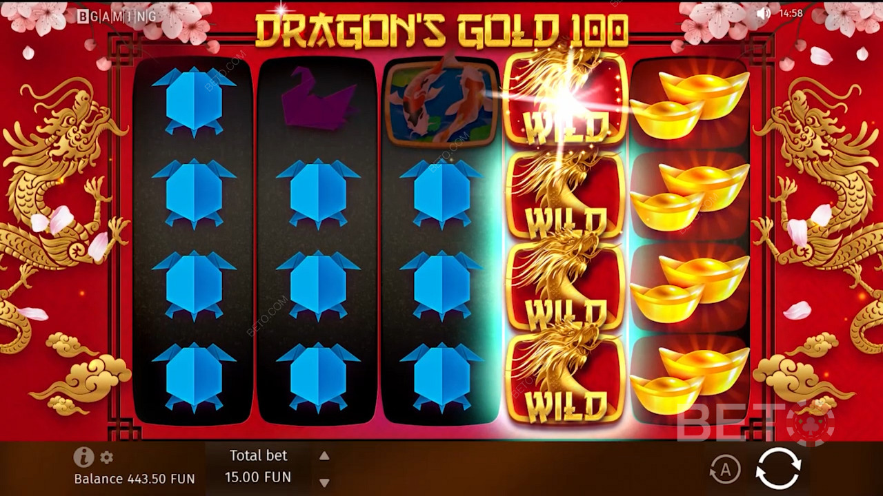 Ripper Wild symbols in Dragon