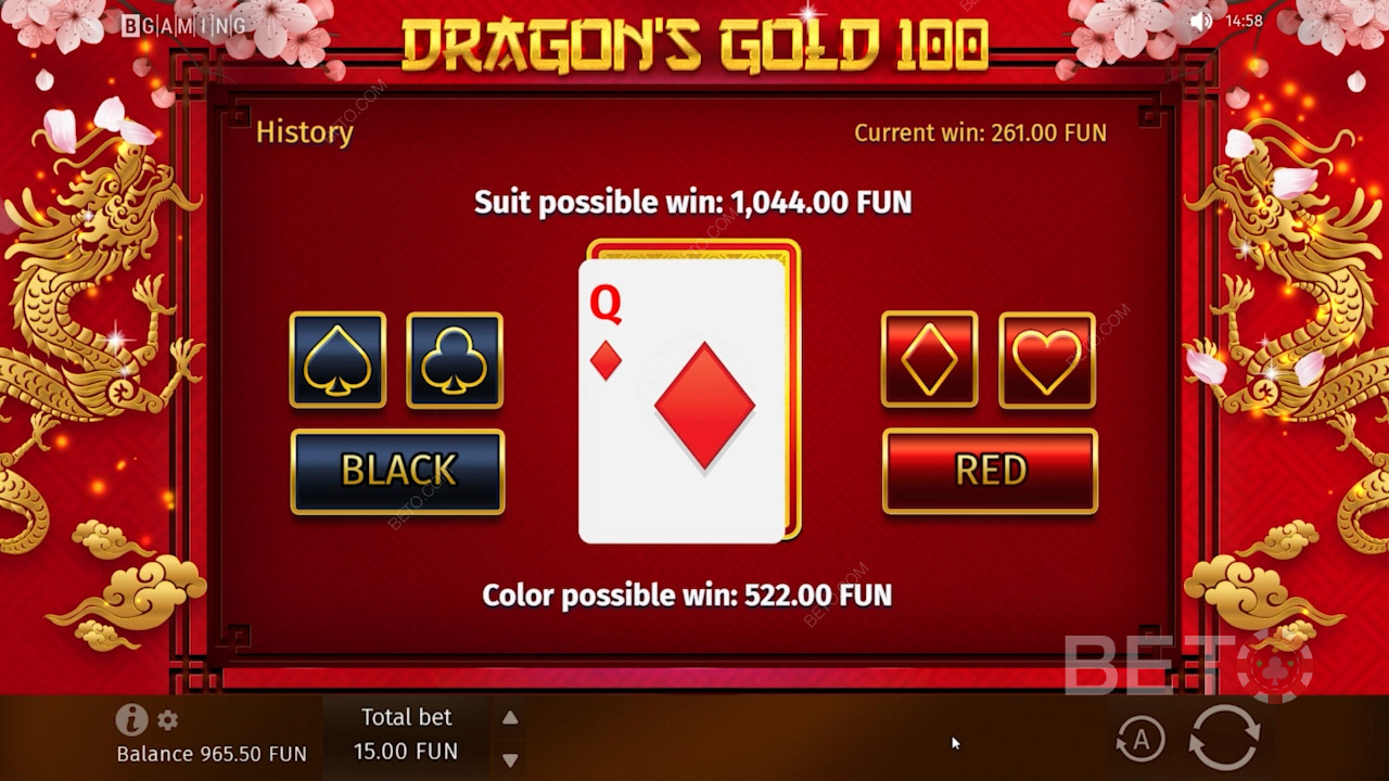 Ripper Gamble feature in Dragon