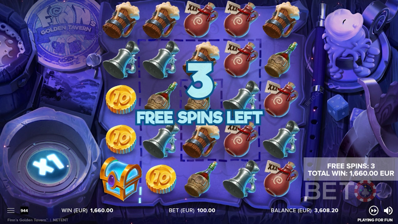 Snag Free Spins and score 5 bonus rounds with multiplier boosts