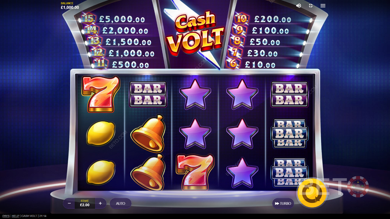 The Lucky Red 7 symbol dishes out top wins per spin, up to 300x your bet