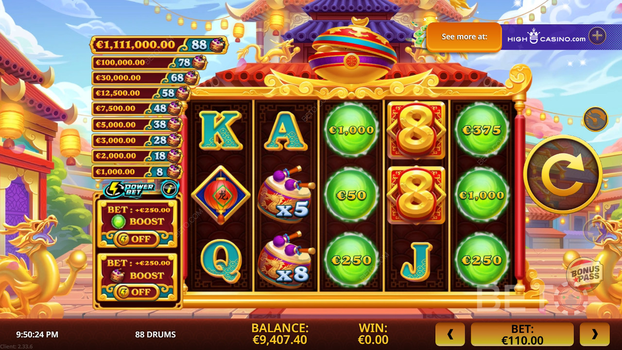 88 Drums Review by BETO Pokies