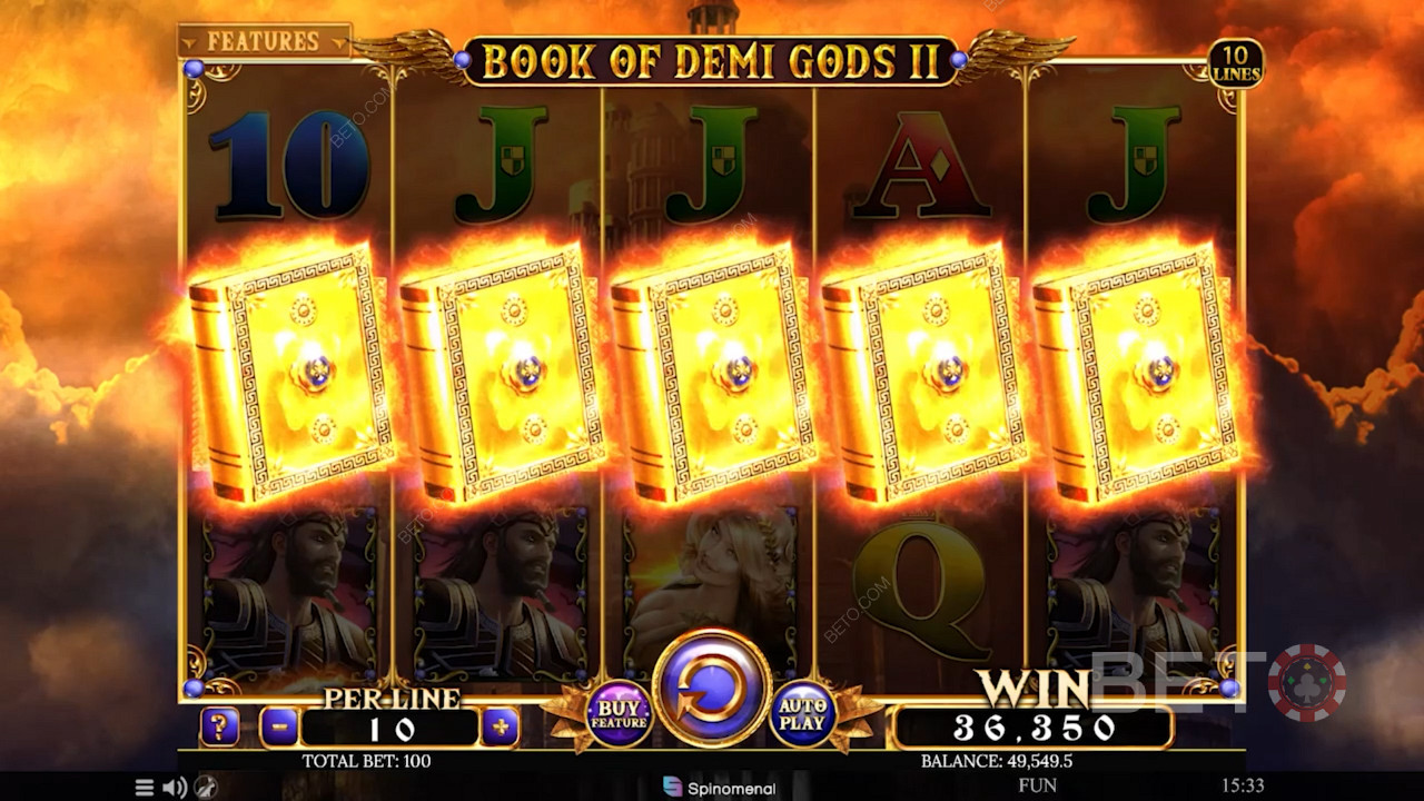 Scoring a ripper payout in Book Of Demi Gods 2