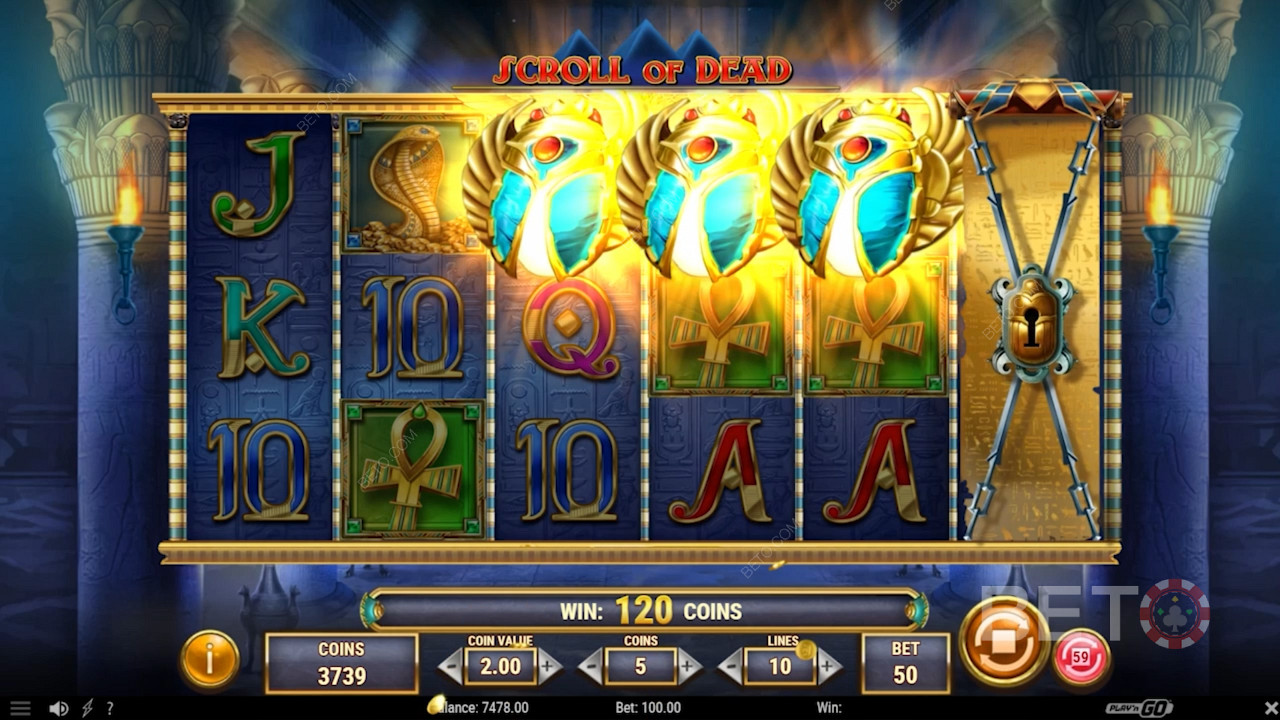 Snag wins by landing 3 or more matching symbols across the reels
