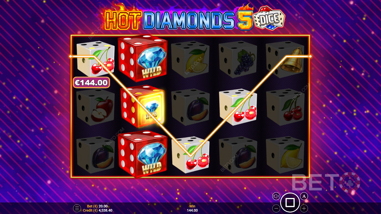 Hot Diamonds 5 Dice Review by BETO Pokies