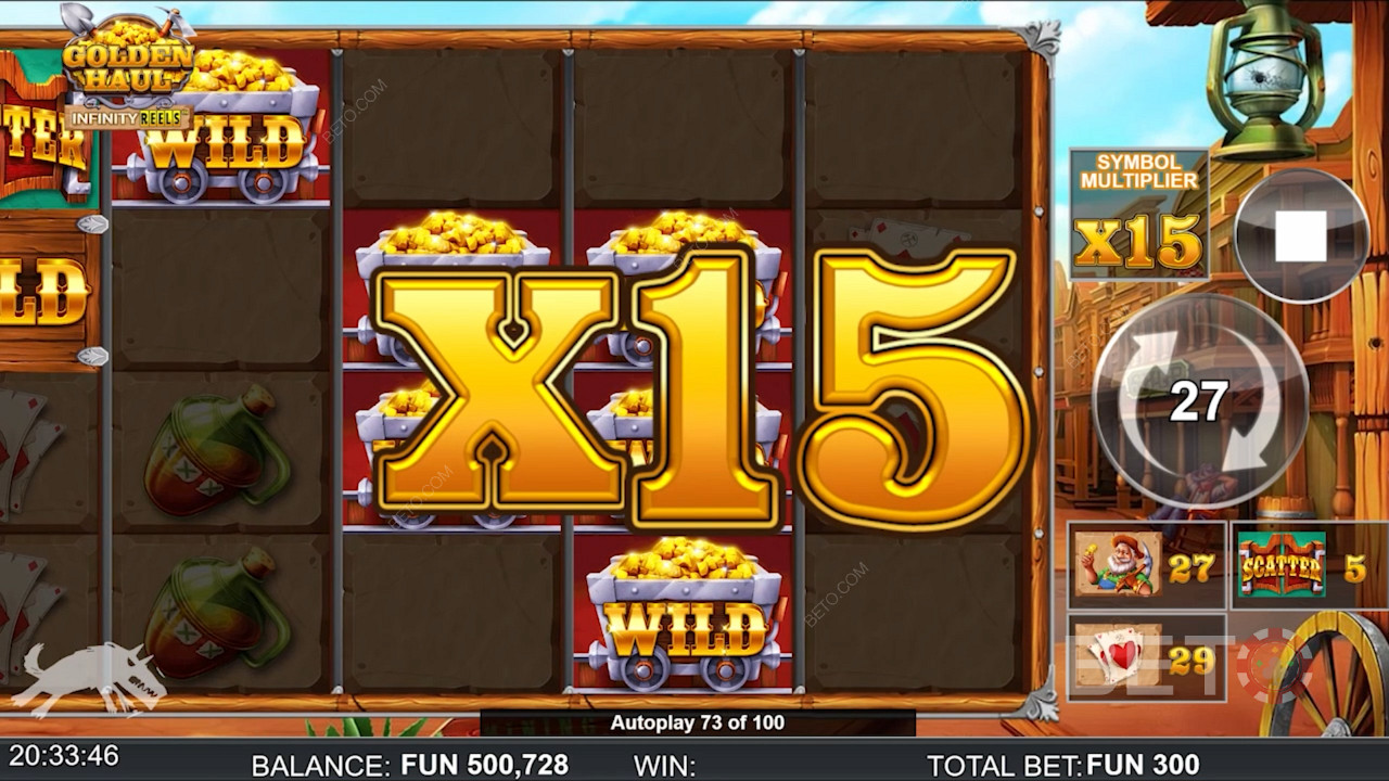Reel multipliers grow as more reels join the fray