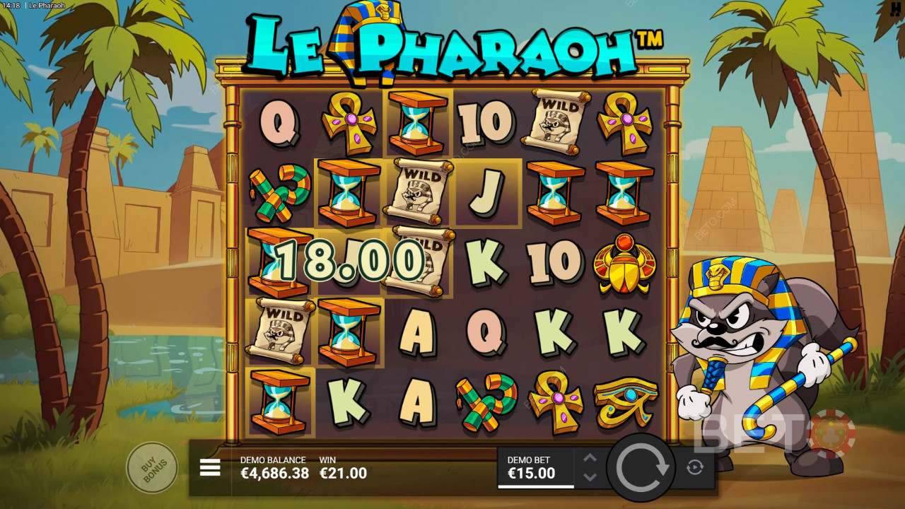 Unpack the Bonuses in Le Pharaoh by Hacksaw Gaming
