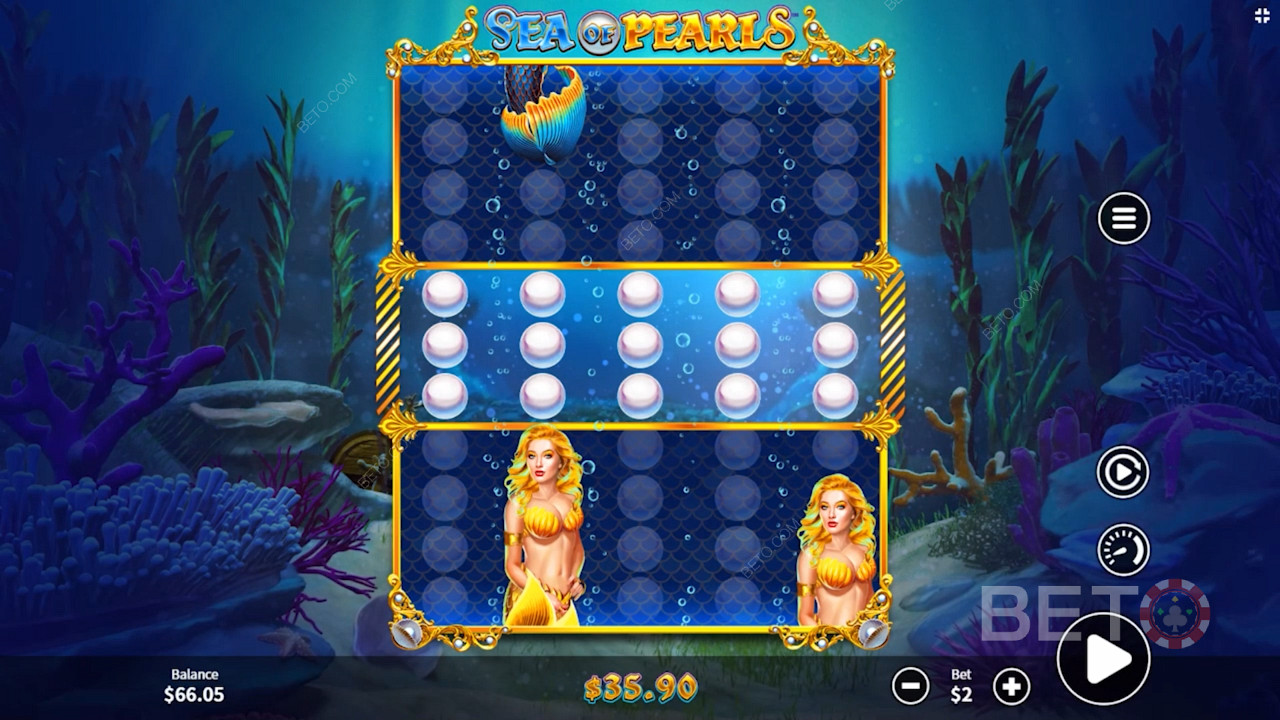 Fill the Action Zone with pearls and trigger the Ripper Feature in the Sea of Pearls