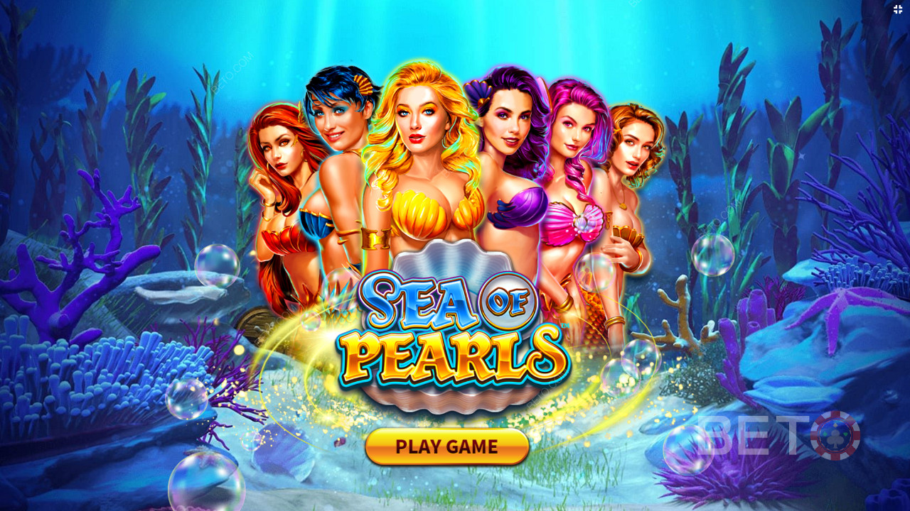 Dive into an ocean adventure with mermaids in the Sea of Pearls online pokie