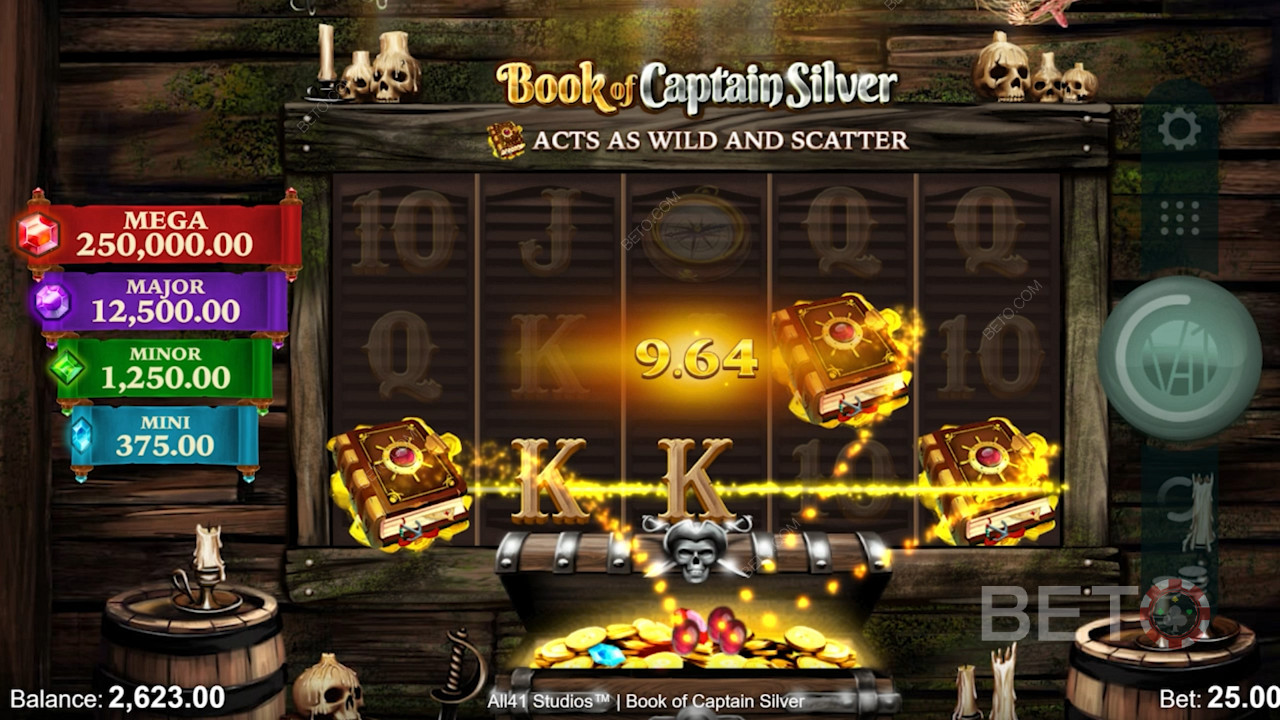 Gather your riches in the Captain