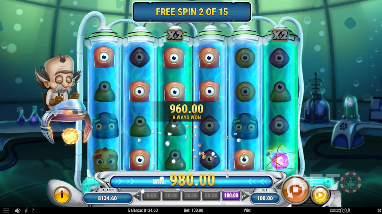 Score Free Spins on Dr Toonz pokie machine