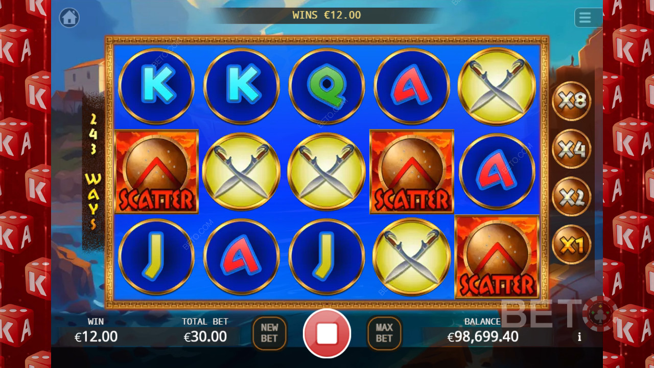 Spartan (KA Gaming) Free Play