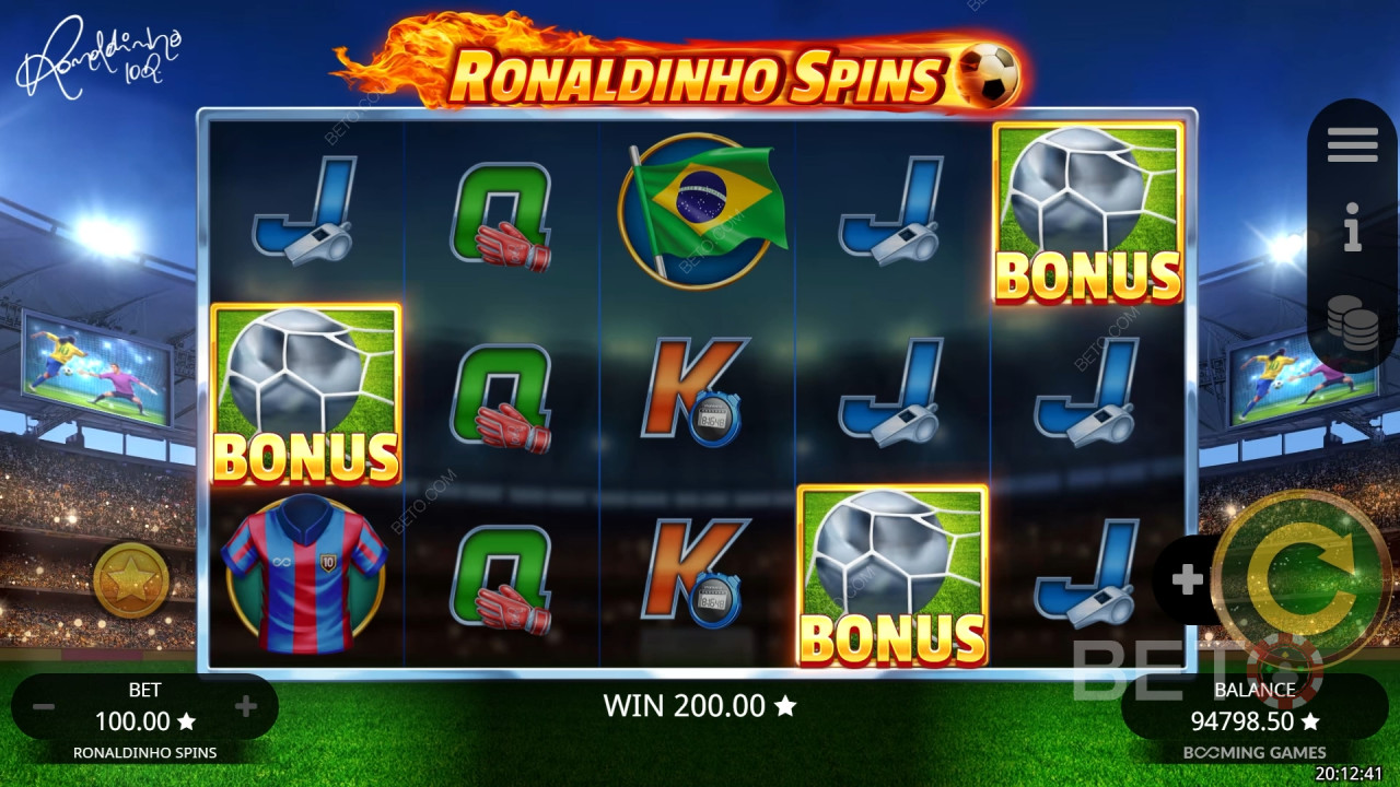 Ronaldinho Spins Review by BETO Pokies