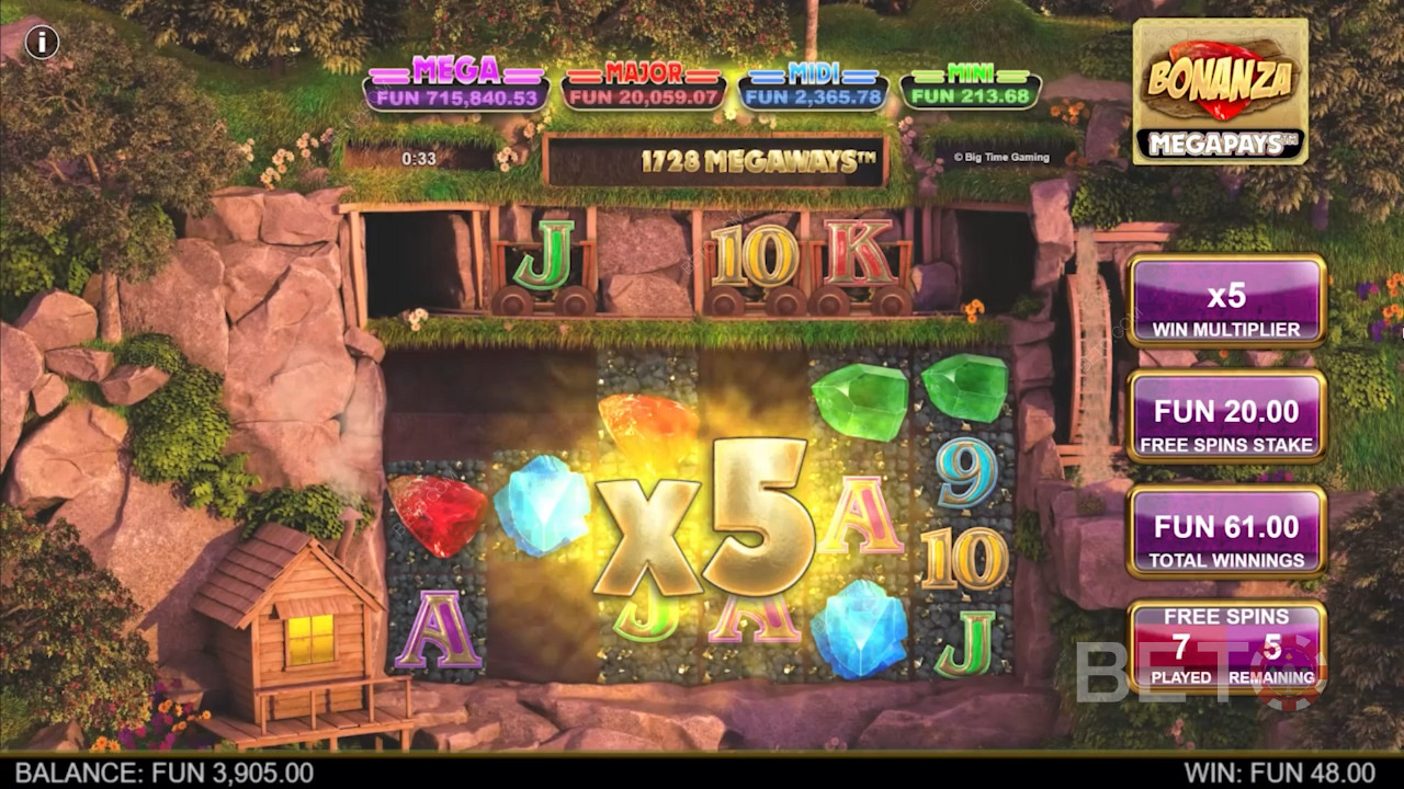 The Ripper Wins Multiplier boost rises by 1 with each win/reaction