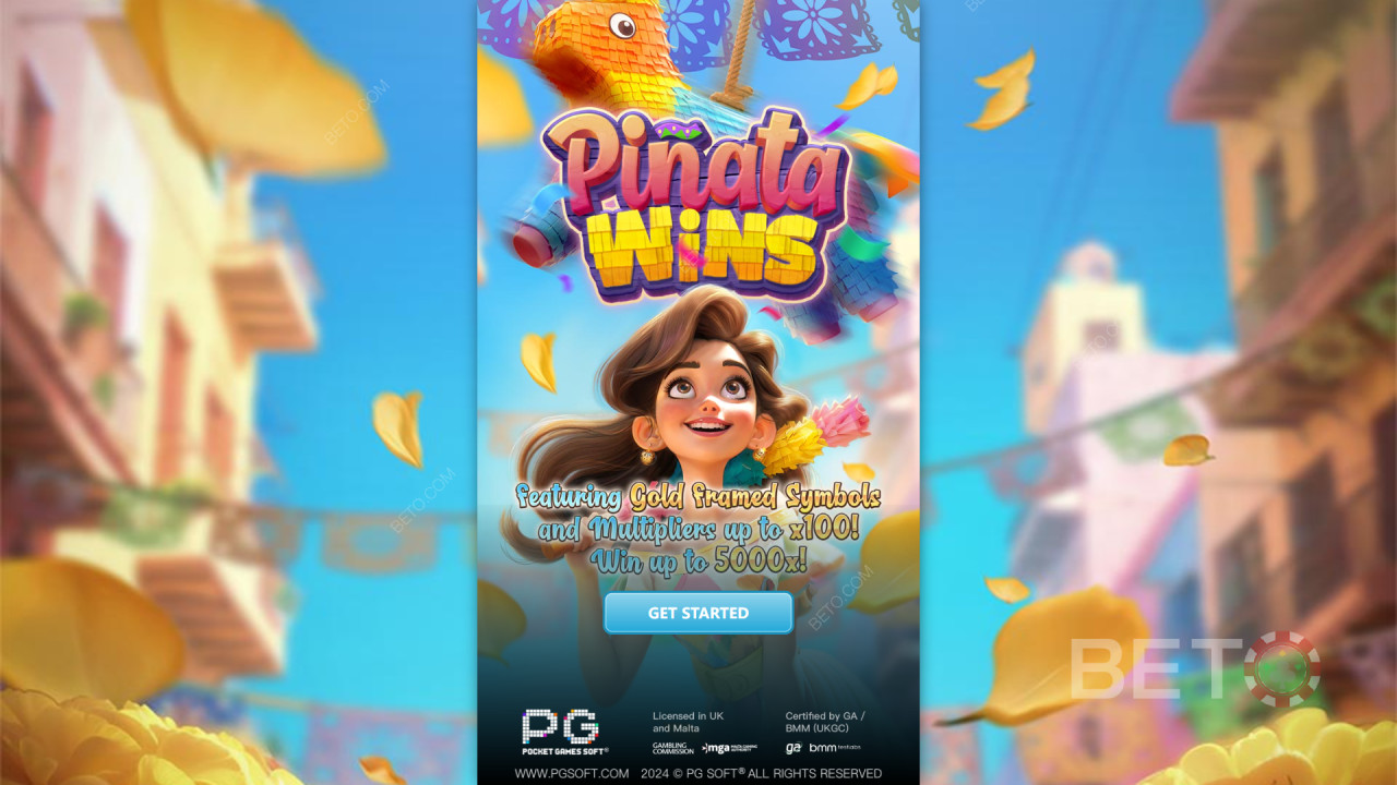 Crack Open 5,000x Your Stake in Pinata Wins Pokie!