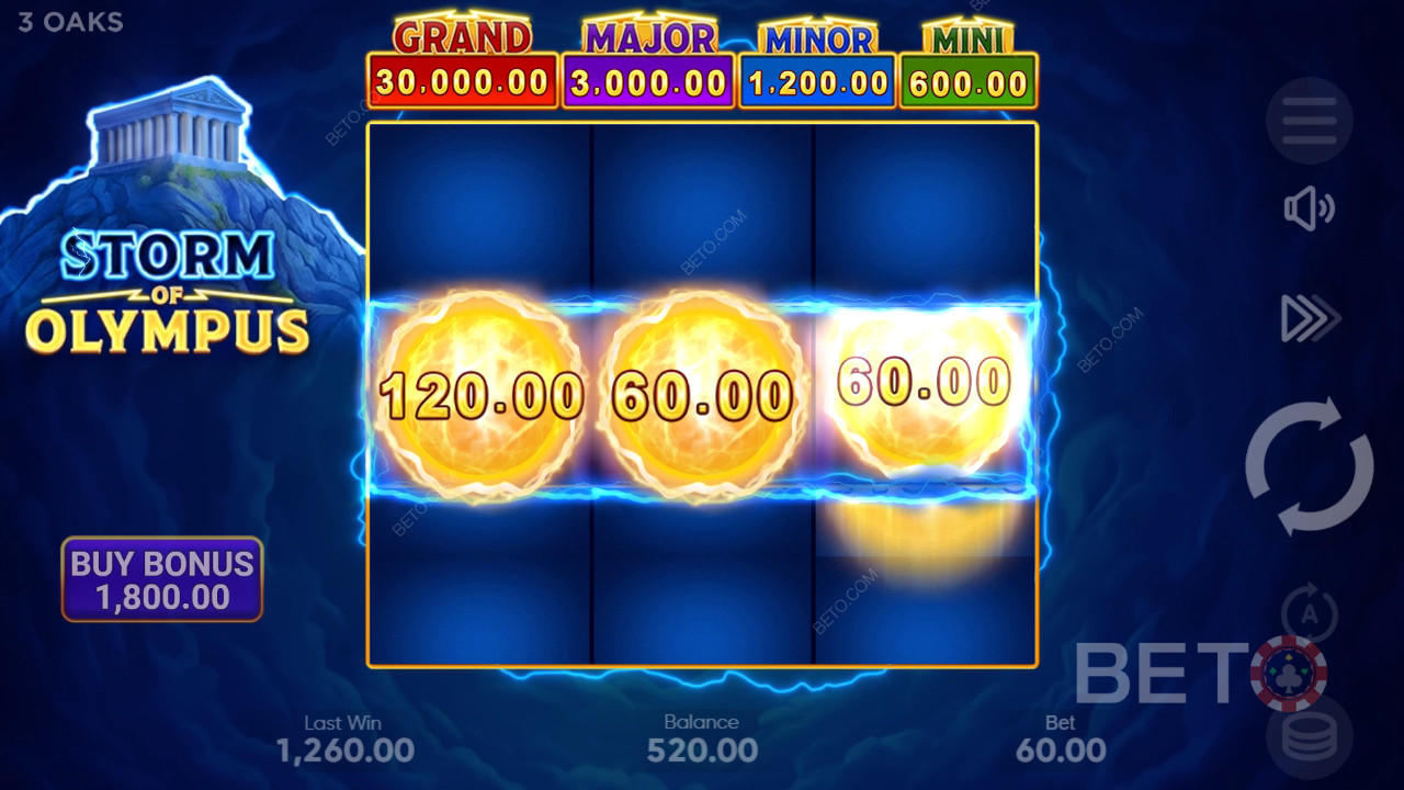 Storm of Olympus Review by BETO Pokies
