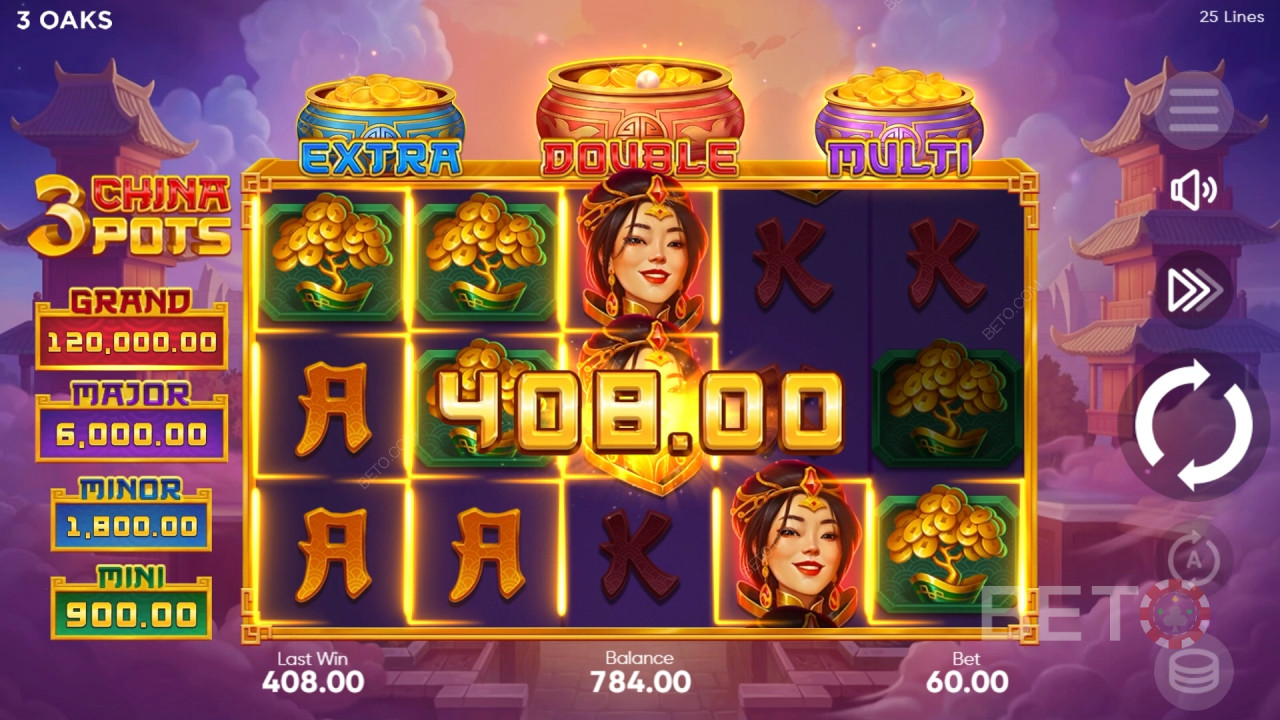 3 China Pots Review by BETO Pokies