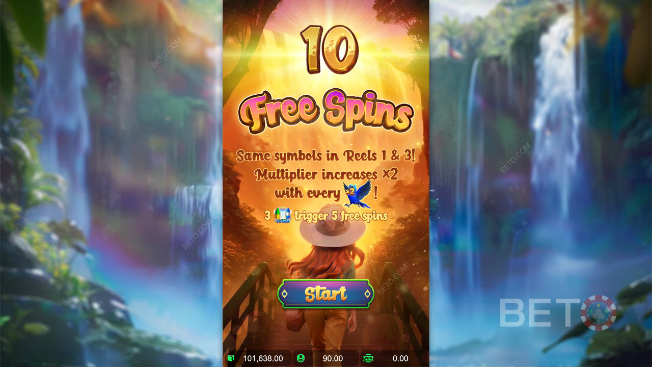 Ripper Bonus Features in Wings of Iguazu by PG Soft