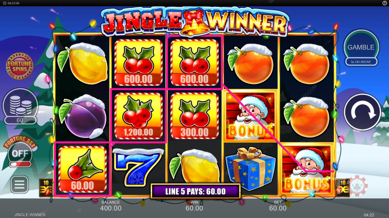Mastering Jingle Winner by Inspired Gaming