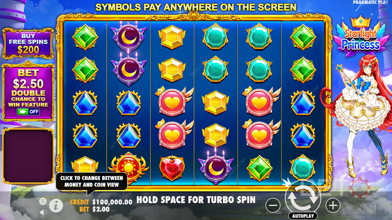 Aussie players can snag the Free Spins bonus with a 100x payout in select areas