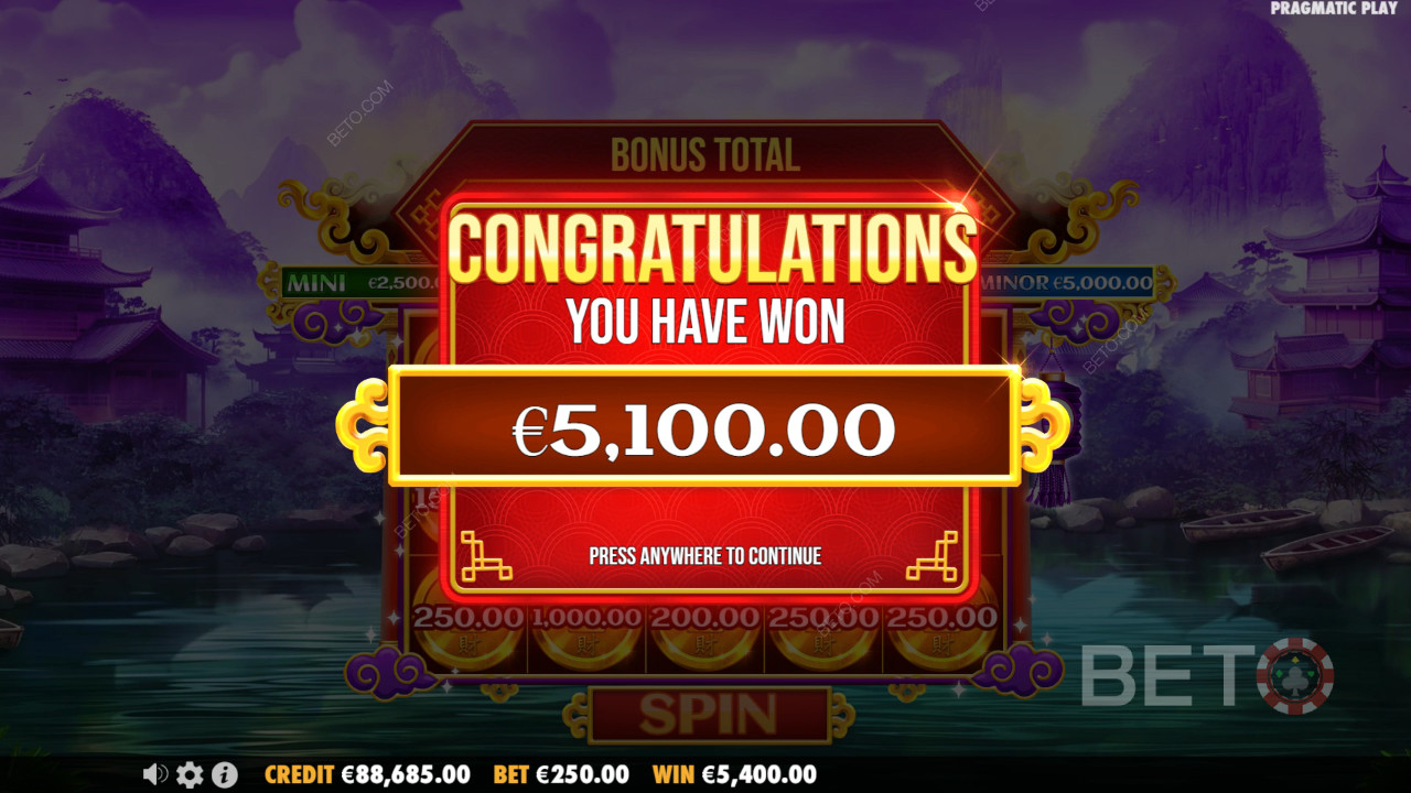 Score 10,000x Your Wager in the Chests of Cai Shen Pokie Game!