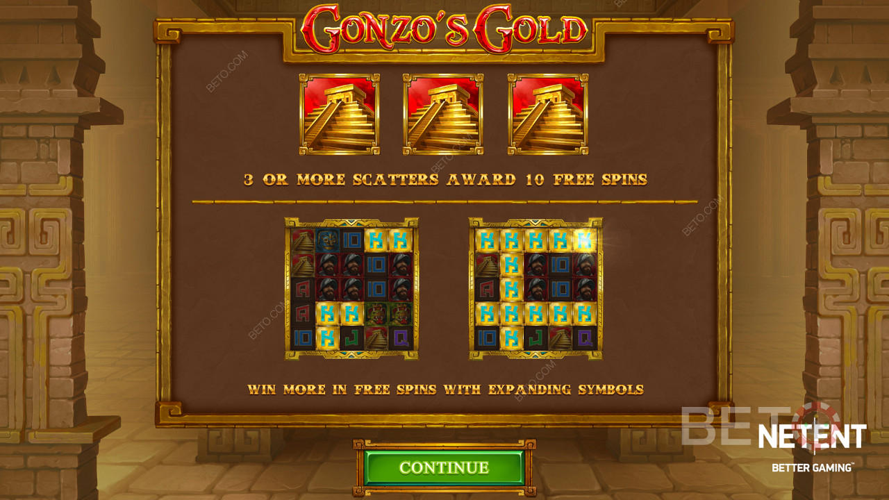 Score Free Spins with Expanding Symbols in Gonzo