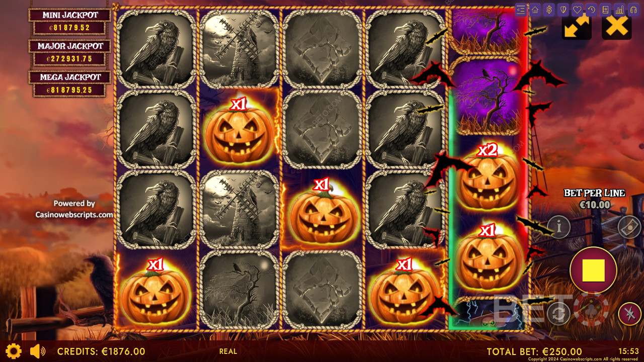 Haunted Haystacks - Eerie Hold and Win Review by BETO Pokies