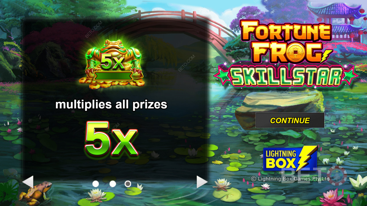 Ripper Multipliers in the high-stakes Fortune Frog Skillstar pokie