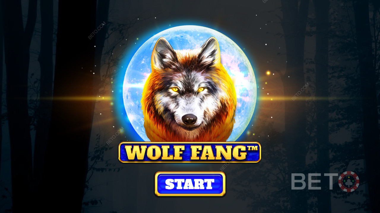 Prowl with the fiercest dingoes and score big in the Wolf Fang online pokie