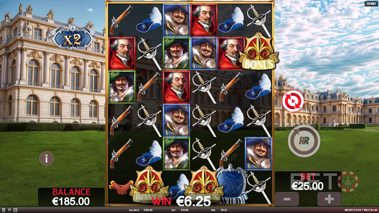 Musketeers 1 Wild for All Review by BETO Pokies