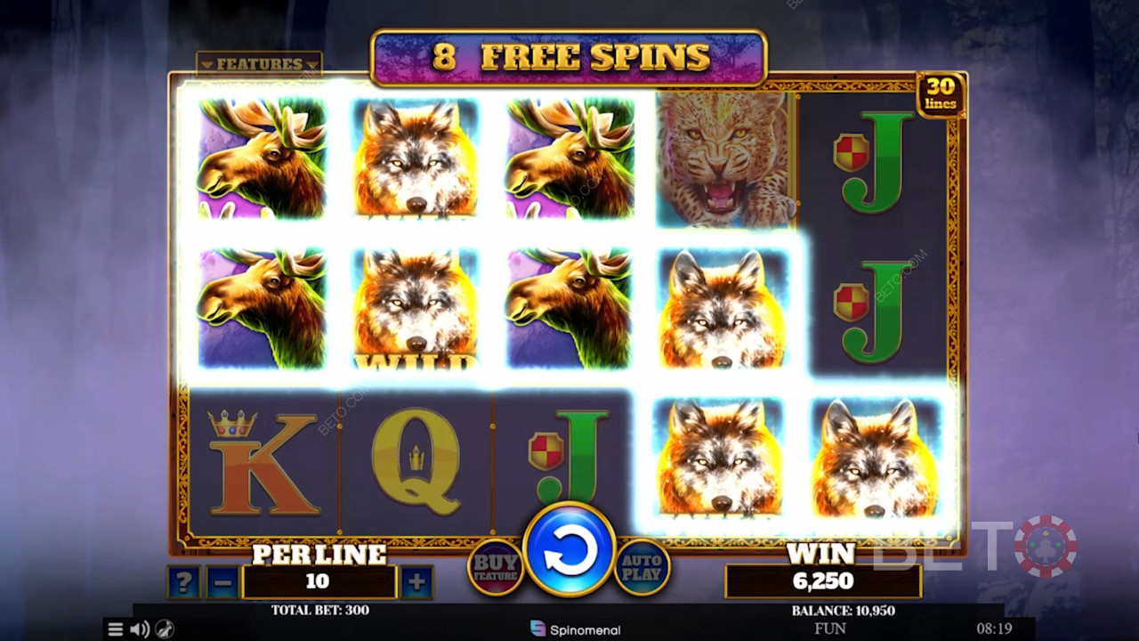 Snag 5 Wild symbols for a ripper 1,000x stake payout