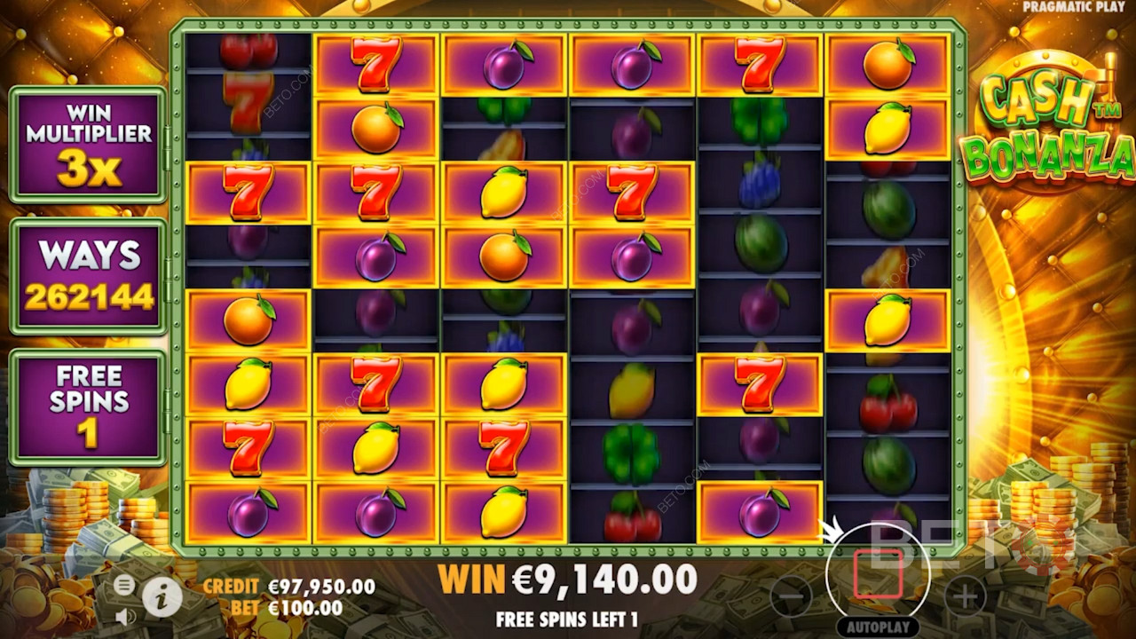 Ripper graphics in Cash Bonanza