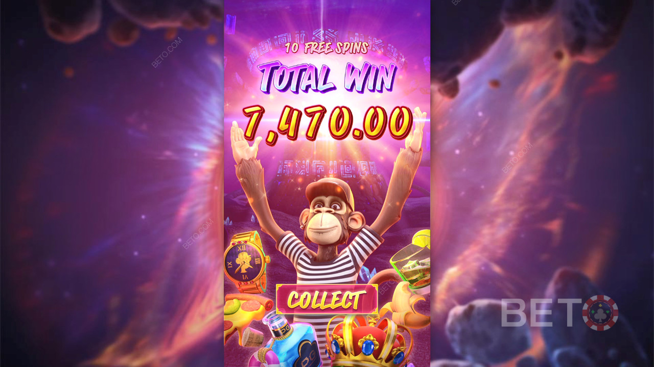 Score 10,000x Your Wager in Wild Ape #3258 Online Pokie!