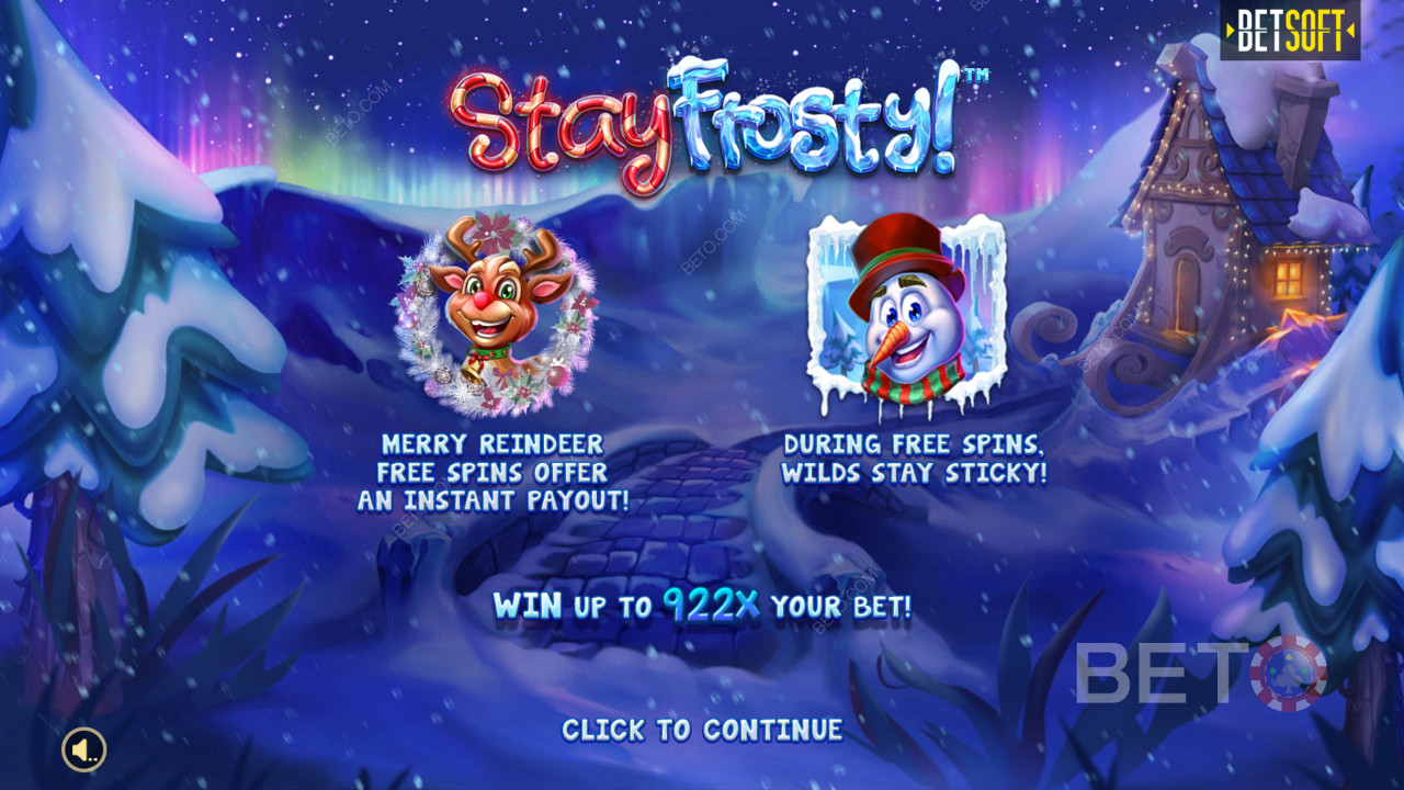 Crikey! Stay Frosty brings festive roos, free spins & top win of 922x your wager!