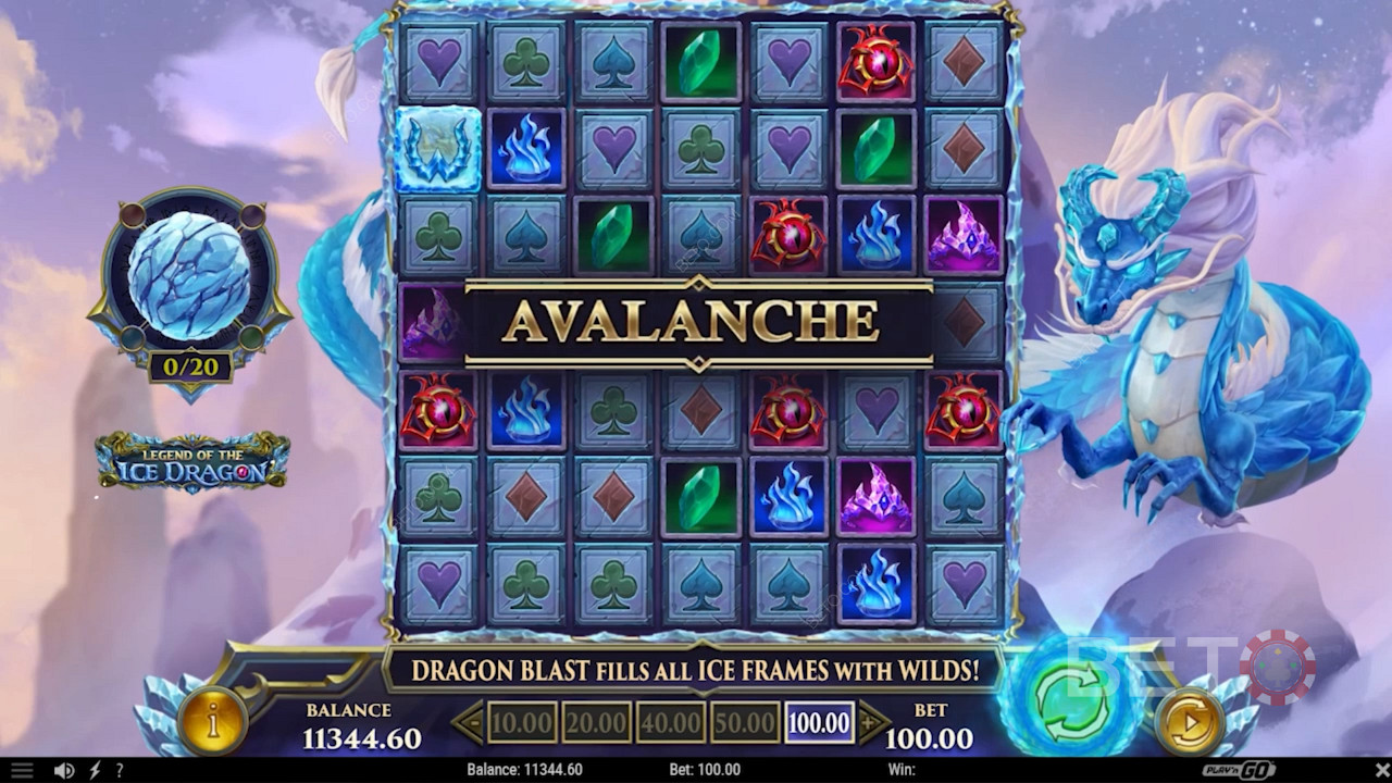 Crack into random Avalanche wins on non-winning spins