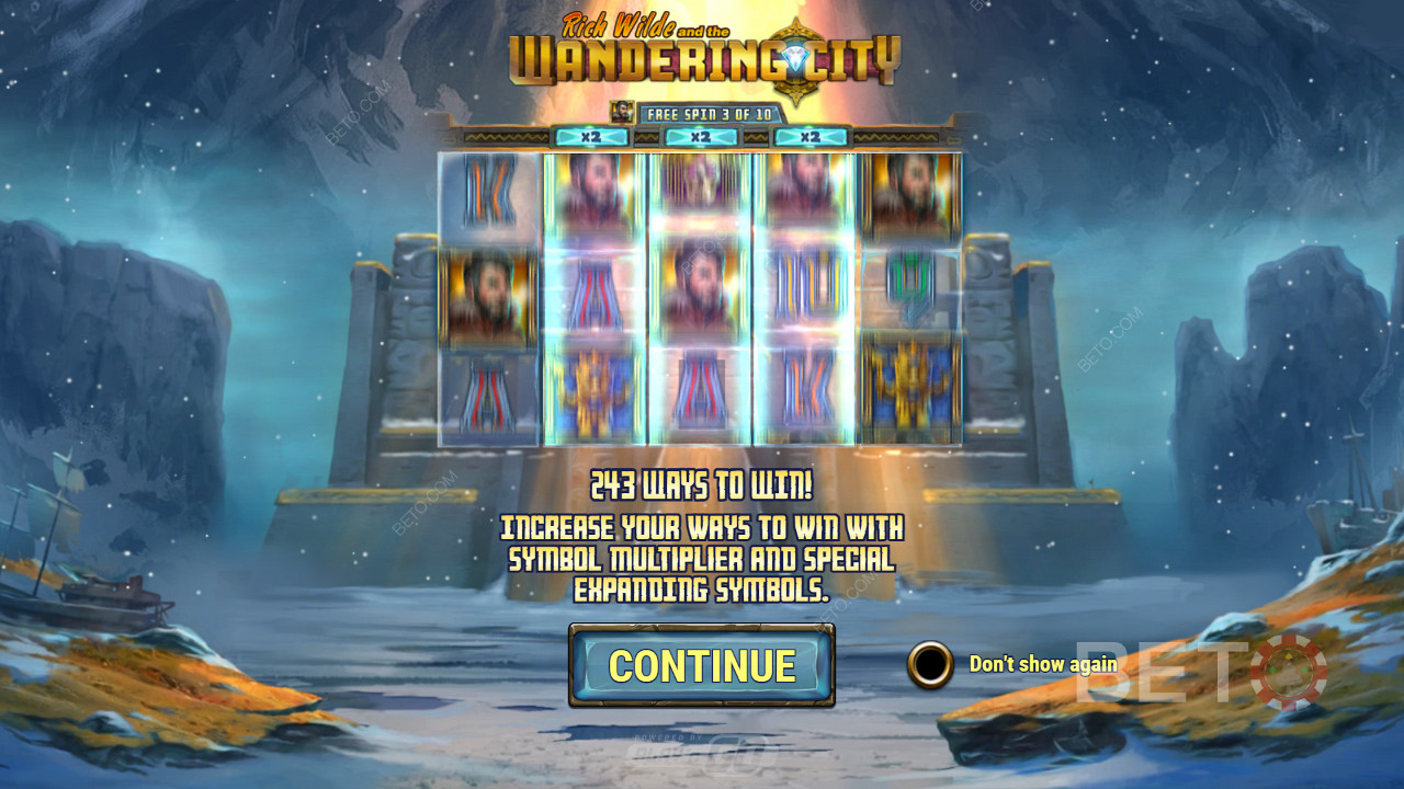 With 243 ways to win, you
