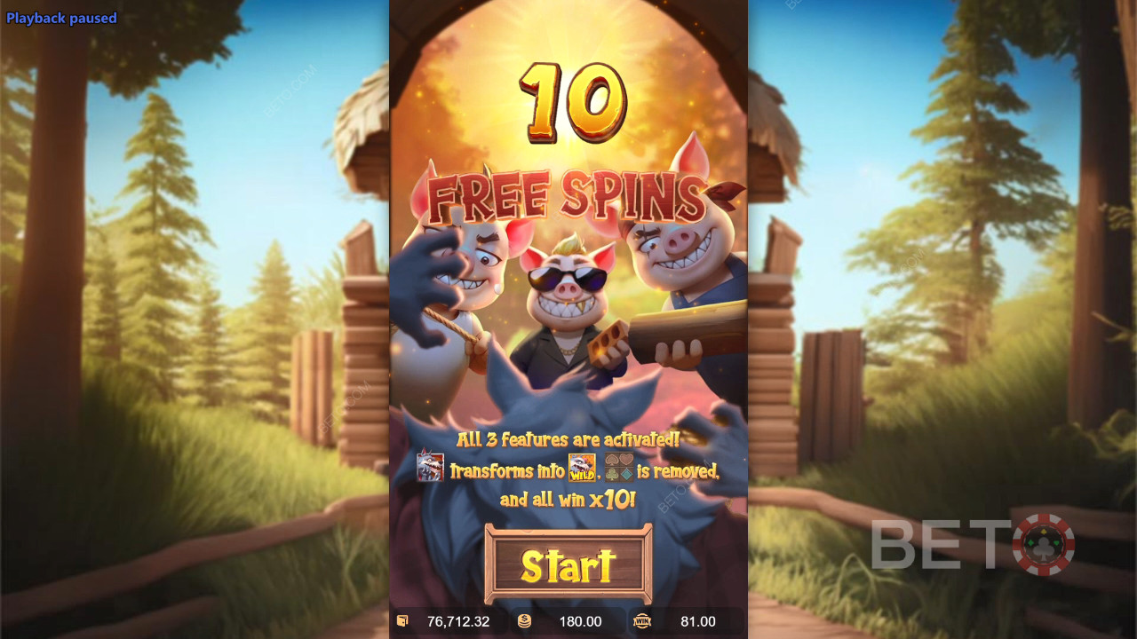 Ripper Bonus Features in Three Crazy Piggies by PG Soft