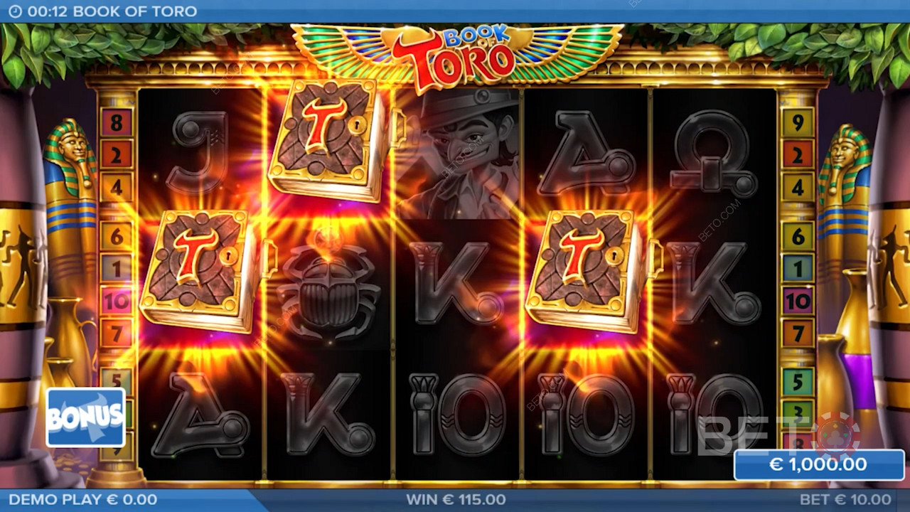 Snag at least 3 Scatters to kick off Free Spins