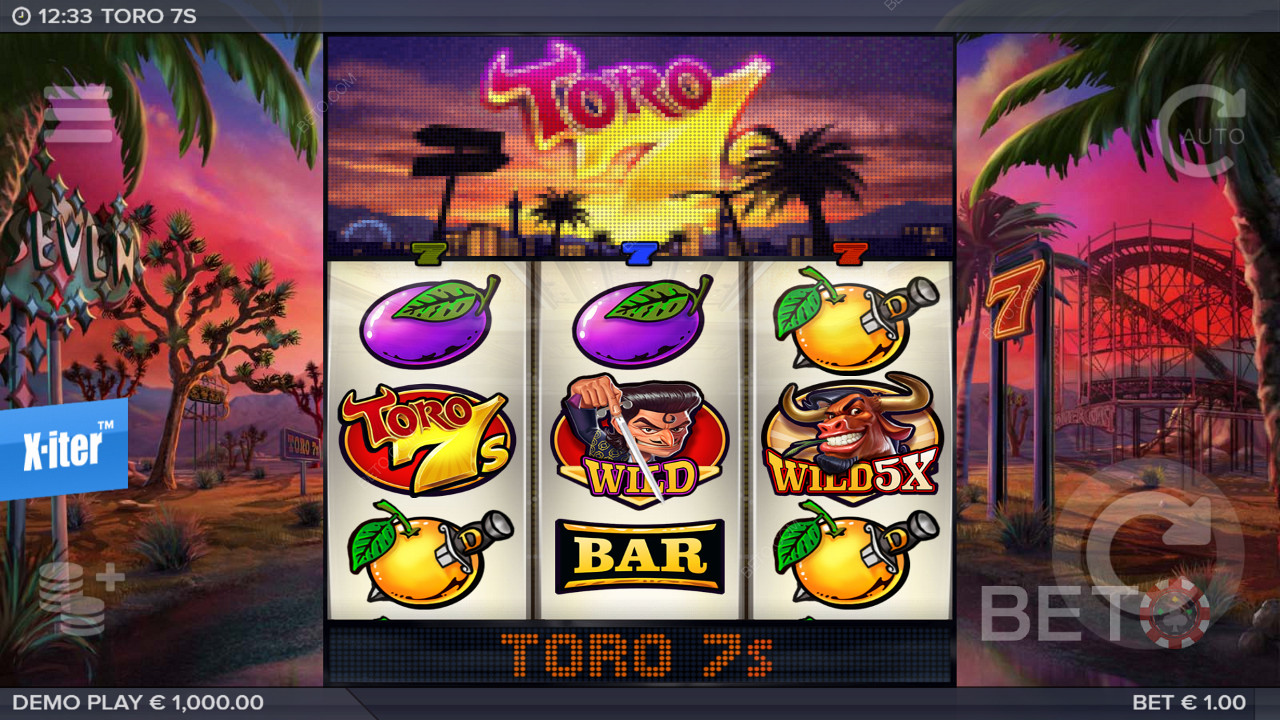 Experience the ripper blend of old-school pokies and modern features in Toro 7s