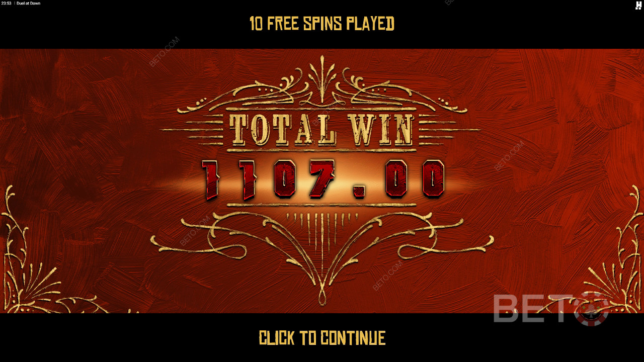 Ripper Bonus Features in Duel At Dawn by Hacksaw Gaming