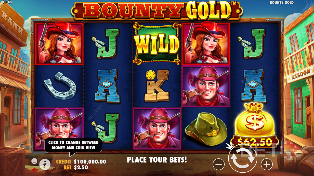 Bounty Gold dishes out 25 paylines